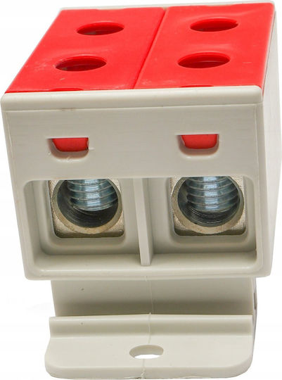 Incobex 2-way 35mm2 Red Busbar Terminal Zgx-2x35 Red Ene-00170