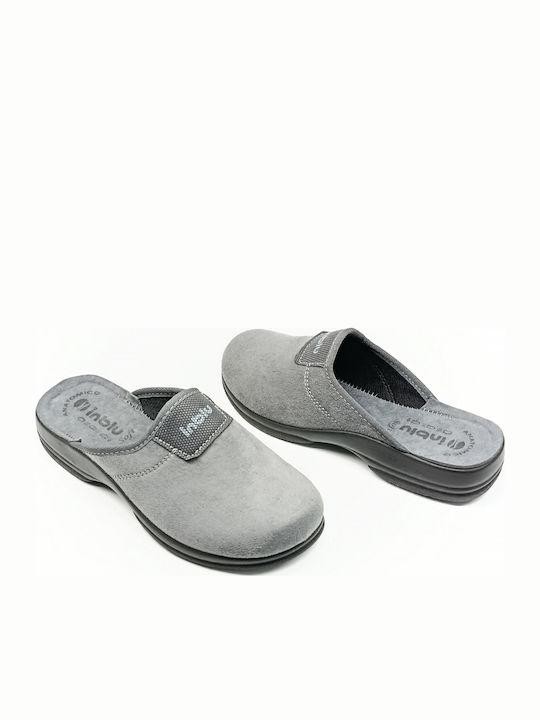 Herren Hausschuhe Grau