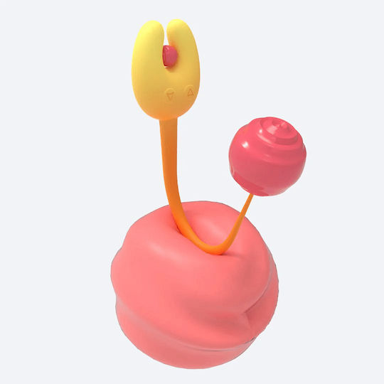 Oh Collective Glow Pulse Dual Precision Clitoral Vibrator Foreplay Tickler Amber Peach
