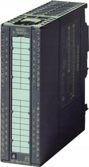 Siemens Simatic S7-300 Бинарен Входен Модул Sm 321 16di 24v Dc 6es7321-1bh02-0aa0