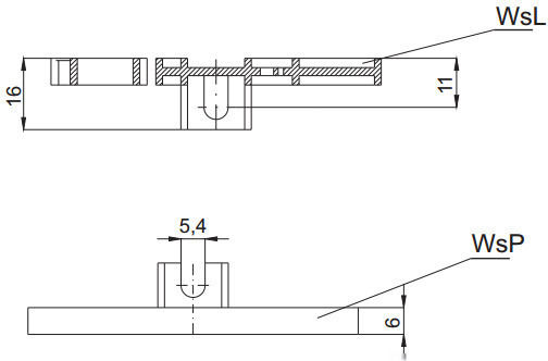 Pokój Set Wsp Brackets Lpi Grau Farbe 18-4008