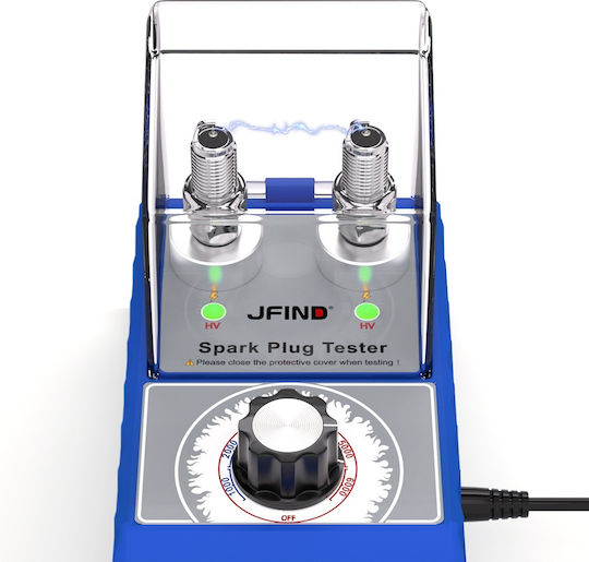 Tester Bujii Mașini Motociclete Jfind Jf109 Pro 2 Testare Simultană Găuri Reglaj Rpm 1000-6000 Performanță Aprindere Analiză Diagnostic Carcasă De Protecție