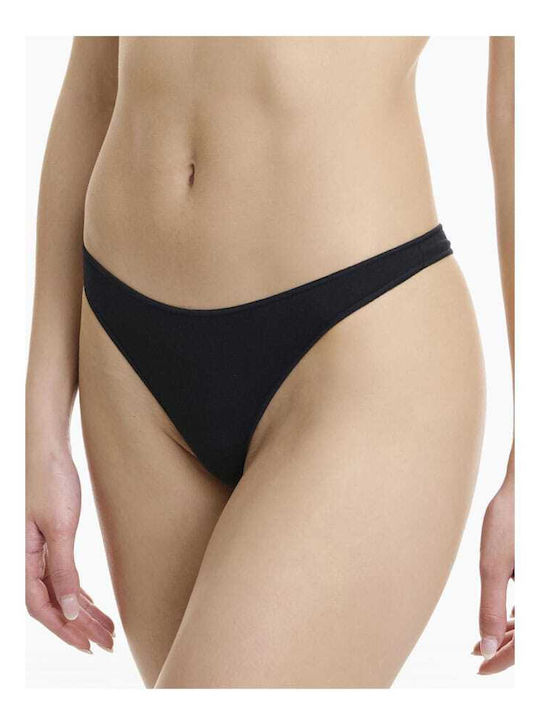 Bamboo Γυναικεία Slip 2Pack Μαύρο
