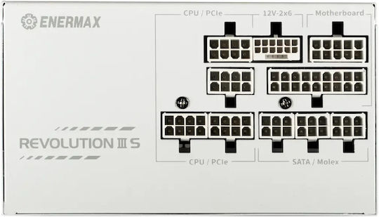 Enermax Revolution III S 1000W Μαύρο Τροφοδοτικό Υπολογιστή Full Modular 80 Plus Gold