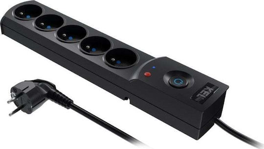 Plastrol Power Strip with Surge Protection 5 Positions with Cable 3m