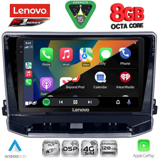 Lenovo Ηχοσύστημα Αυτοκινήτου για Jeep Compass 2022 (Bluetooth/USB/WiFi/GPS/Apple-Carplay/Android-Auto) με Οθόνη Αφής 10"