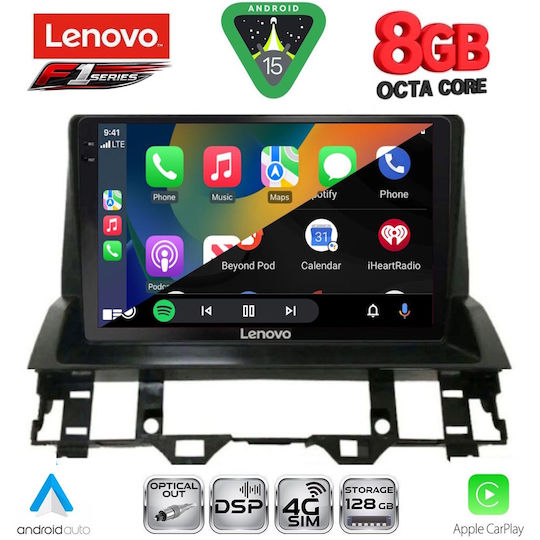 Lenovo Ηχοσύστημα Αυτοκινήτου για Mazda 6 2002-2008 (Bluetooth/USB/WiFi/GPS/Apple-Carplay/Android-Auto) με Οθόνη Αφής 10"