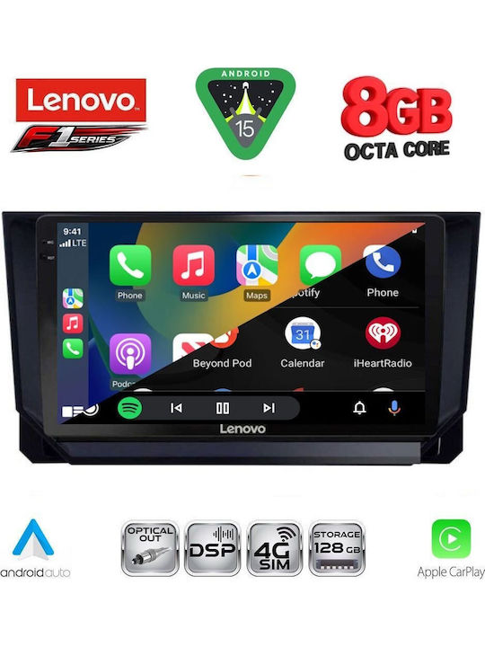 Lenovo Car Audio System for Mazda CX-9 2006-2015 (Bluetooth/USB/WiFi/GPS/Apple-Carplay/Android-Auto) with Touch Screen 10"