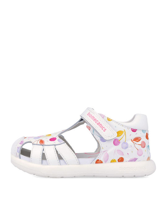 Sandale Tip Pantof Anatomice Albe