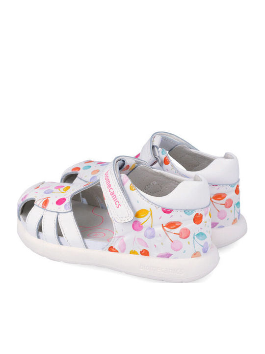 Sandale Tip Pantof Anatomice Albe