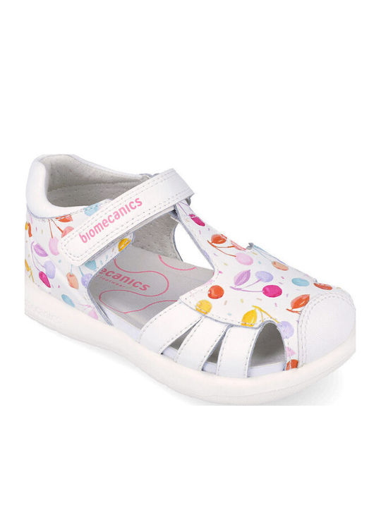 Sandale Tip Pantof Anatomice Albe