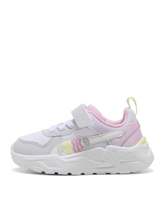 Trinity 2 Lt Kinder Sneaker mit Klettverschluss Weiß