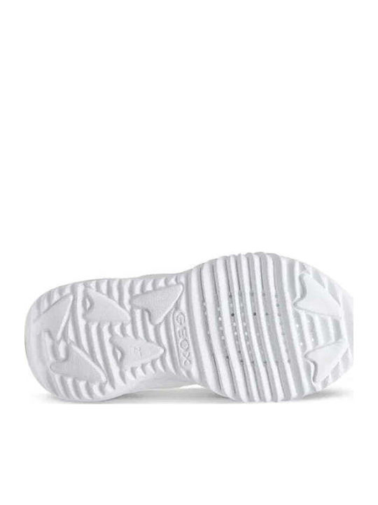 Kids Sneakers Anatomic with Hoop & Loop Closure & Lights White