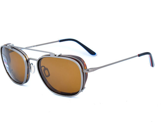 Vuarnet Μεταλλικός Σκελετός Γυαλιών με Clip On Ασημί VL18040002SUN