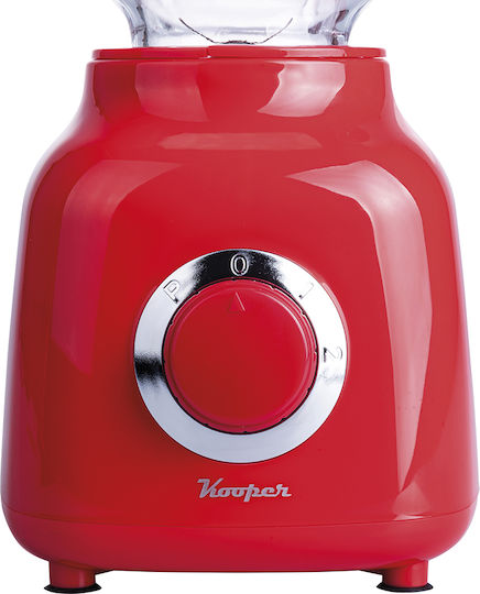 Kooper Blender Cu Cană Din Sticlă 1,5 L Putere 500W Roșie 5921363