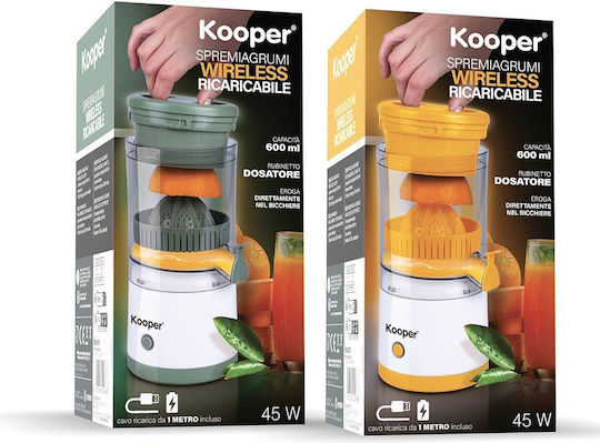 Kooper Electric Juicer 45W with 600ml Capacity Green