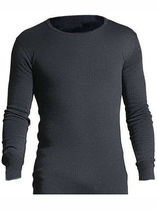 Men's Thermal Long-Sleeved Shirt Heat Holders Anthracite