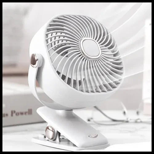 Hoomei Ventilator De Mână USB Alb HM-8492S