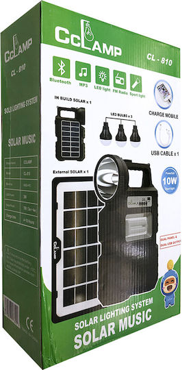 Solar Lighting System With Flash Light 3 Lamps Radio And USB Charger 38381298