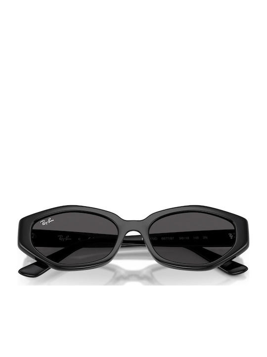 Ray Ban Unisex Γυαλιά Ηλίου με Μαύρο Κοκκάλινο Σκελετό και Μαύρο Φακό RB4473D 667787