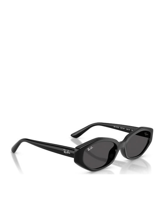 Ray Ban Unisex Γυαλιά Ηλίου με Μαύρο Κοκκάλινο Σκελετό και Μαύρο Φακό RB4473D 667787