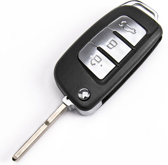 Foldable Key Shell Ford Fiesta Focus Mondeo Galaxy Kuga S C Max 3 Buttons