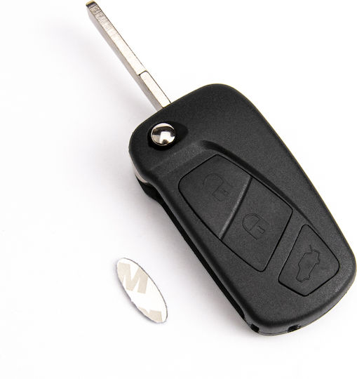 Schlichte Schlüsselhülle für Ford Ka 3 Tasten