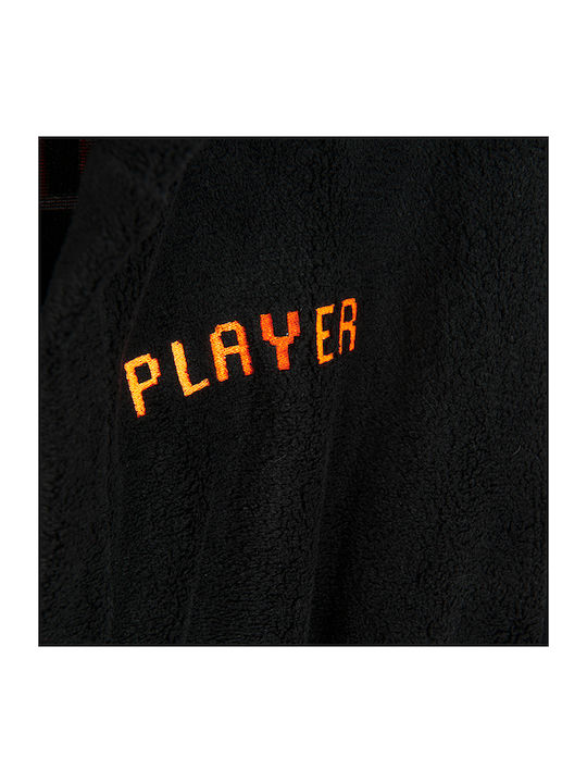 Cool Club Kids Hooded Bathrobe Black
