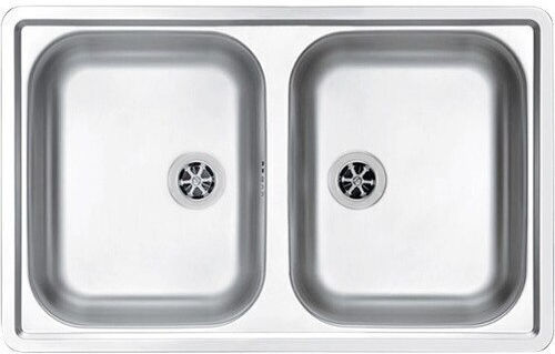 Alveus Drop-In Inox mit Wasserhahn M79xP50cm Graue