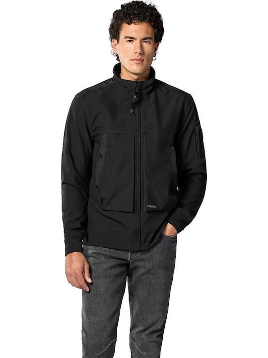 Atwater WB Winter Men's Motorcycle Jacket Softshell Waterproof Black