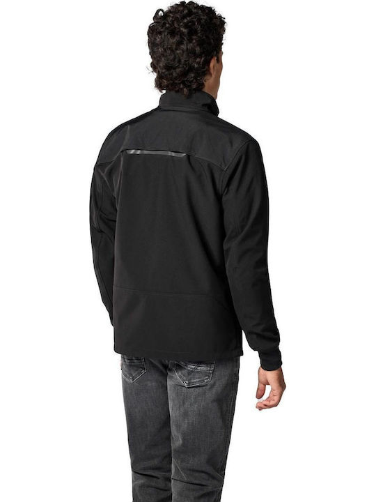 Atwater WB Winter Men's Motorcycle Jacket Softshell Waterproof Black