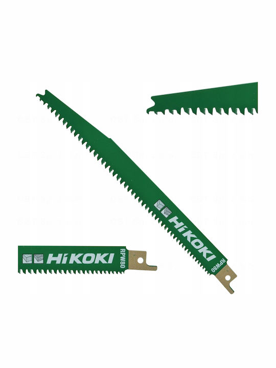 Hitachi Reciprocating Saw Blades Rpw80 5 Pieces