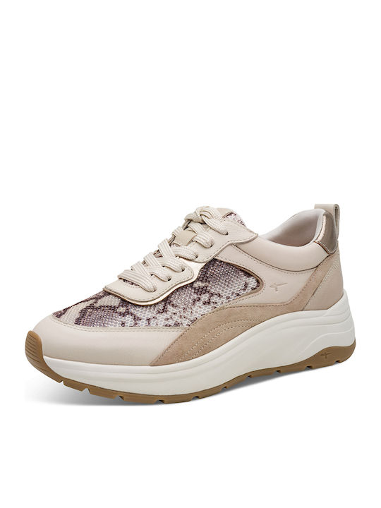 Sneakers Beige Snake