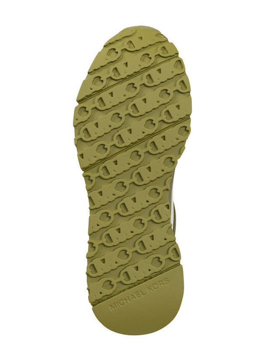 Damen Sneakers Λαδί / Μπεζ / Λευκό / Πράσινο