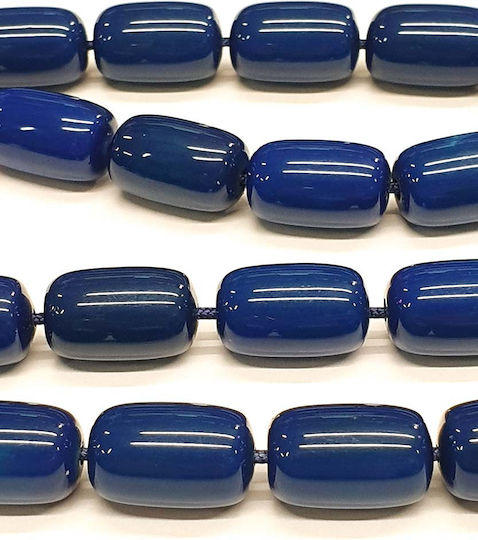Roloi Komboloi Resin Worry Beads with 33 Beads Blue 45cm