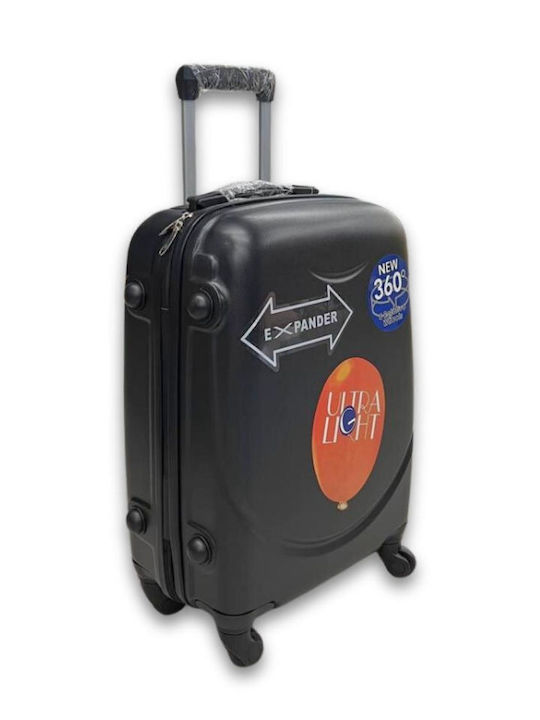 Medium Hard Black Suitcase With 4 Wheels Height 60cm
