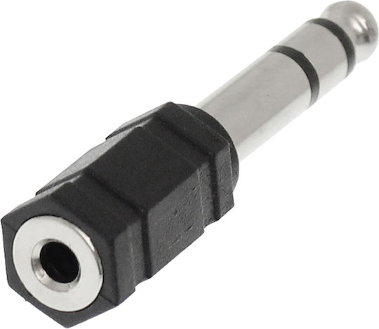 Converter 6.3mm male to 3.5mm female 1pcs 02.008.0007