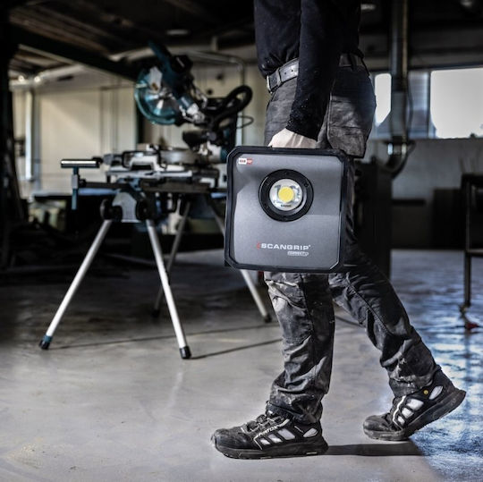Scangrip Rechargeable Jobsite Light LED with Brightness up to 10000lm