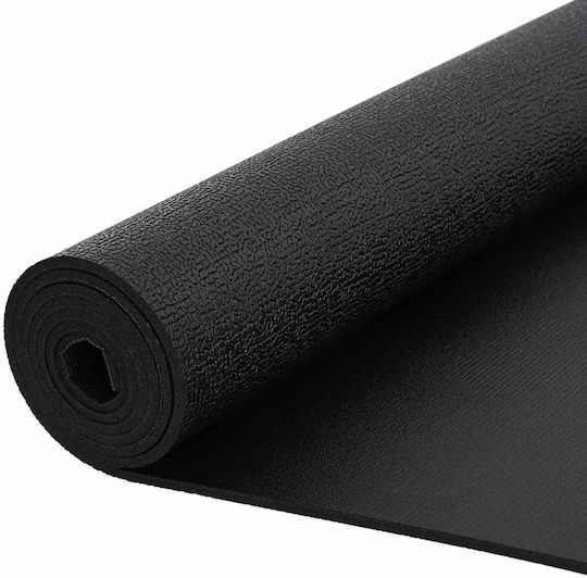 vidaXL Gym Exercise Equipment Floor Mat Black 180x75cm
