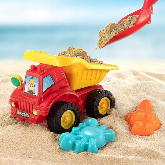 Set De Joacă Cu Nisip Pentru Copii Matadi Camion Basculant Cu Dispozitiv De Asigurare Moară De Nisip Inclus Accesorii Specifice