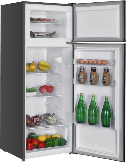 Indesit Ψυγείο Δίπορτο 206lt Υ143xΠ55xΒ55.5εκ. Ασημί I55T0 412S