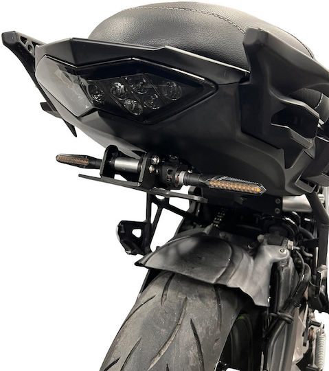 Αναδιπλούμενη Βάση Πινακίδας Kawasaki Versys 650 2019-2021 (με Κουμπί)