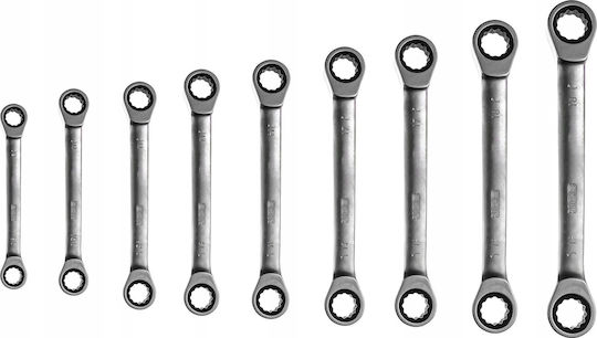 JCB Double Polygon Wrench with Ratchet Mechanism
