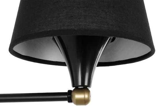 GloboStar Modern Lamp Wall with Socket E27 Black 15x20cm