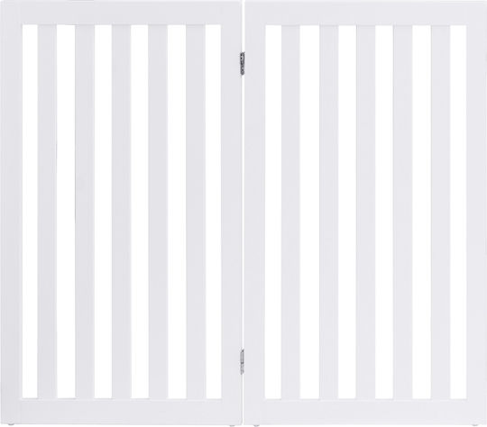 Costway Divider Dog & Cat in White Color 203 x 76cm