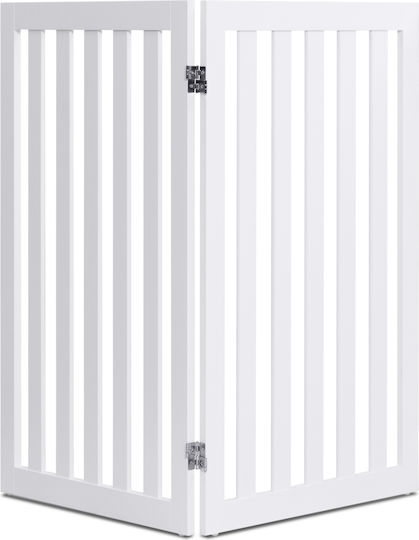 Costway Divider Dog & Cat in White Color 203 x 76cm
