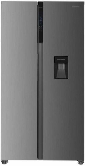 Heinner 439lt Total NoFrost Î177xL91xA59cm. Inox HSBS-HM439NFINVXWDD