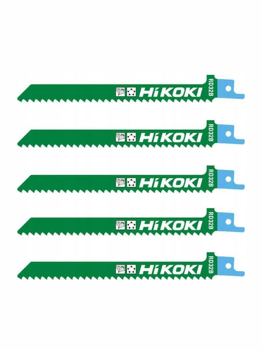 Hikoki Stichsägeblätter Rd32b/s711df 150mm 5 Stück