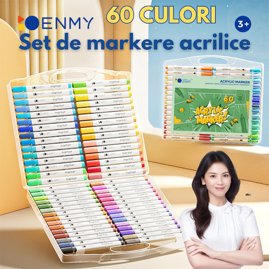 Inco Zeichenmarker Set 60Stück