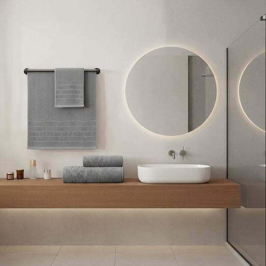Pucioasa Hotelhandtuch 140x70 cm Gray